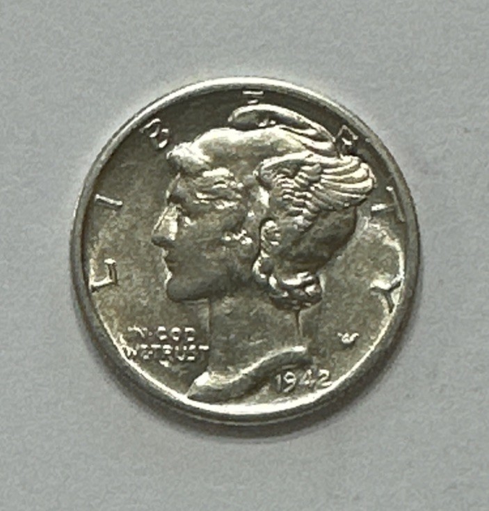 1942-D Mercury Head Dime BU (Inv.) 212969