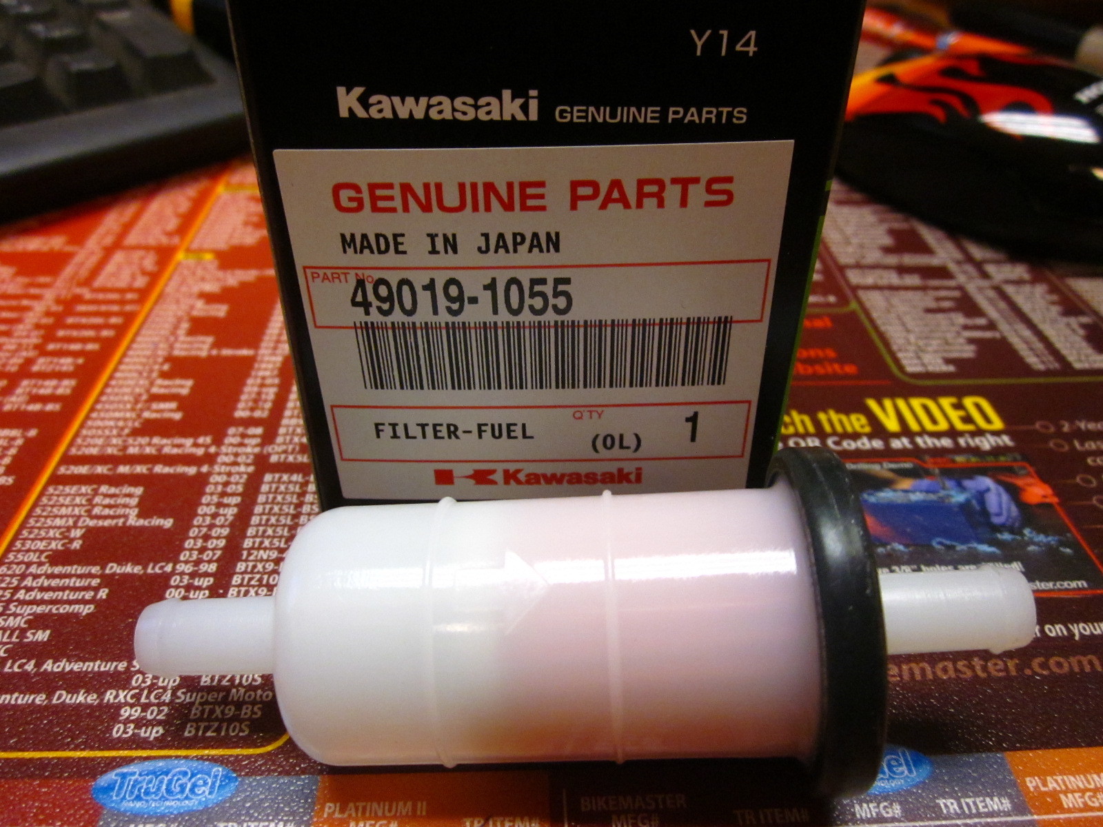 Kawasaki Genuine Fuel Filter Vulcan Voyager MULE Ninja KFX700 L@@K Many years