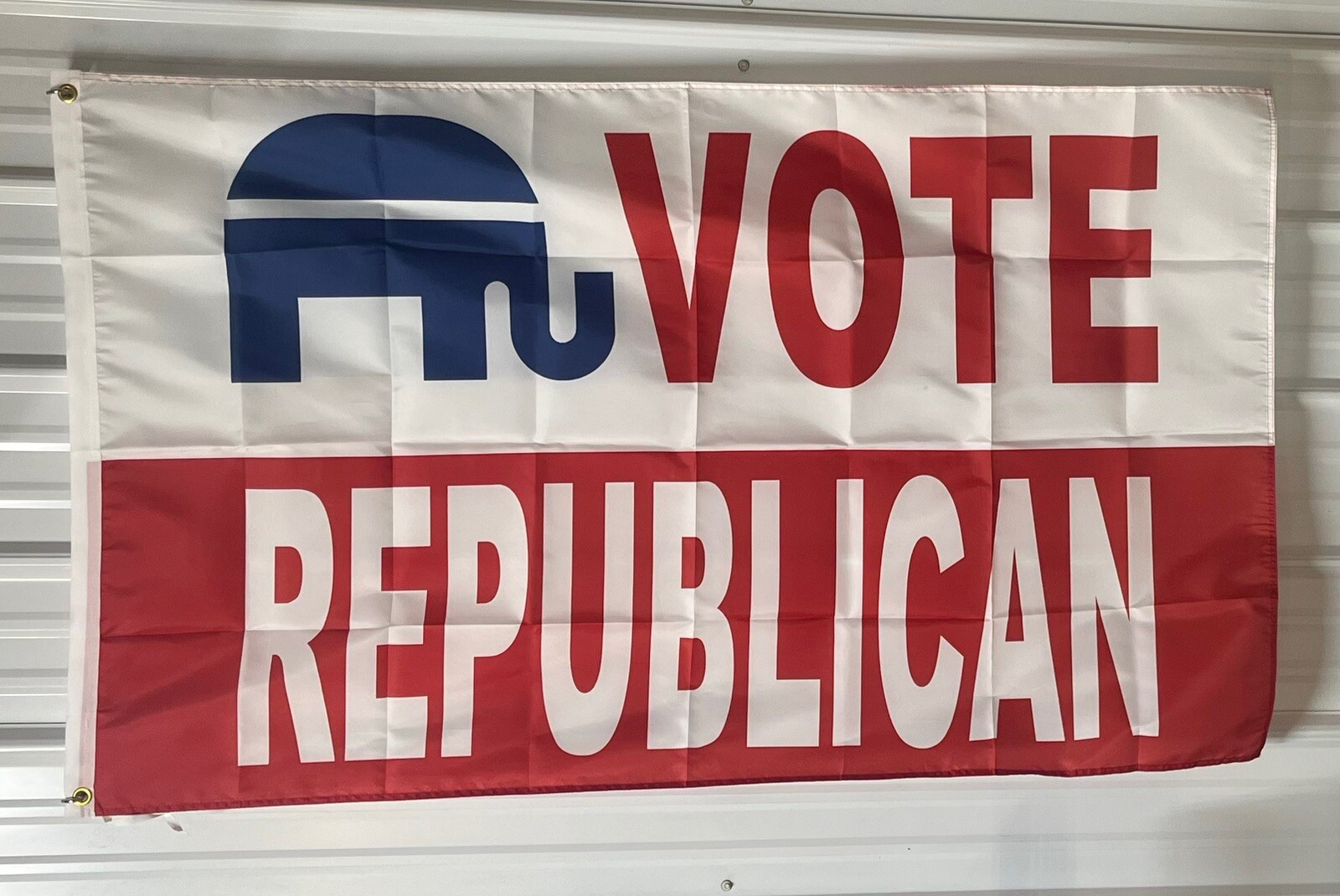 Republican Flag FREE USA SHIP Vote Republican Red Trump Desantis Sign 3x5'