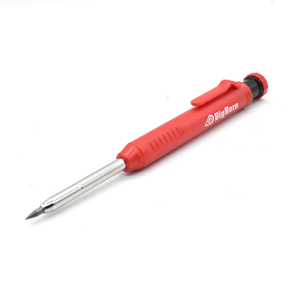 Mechanical Carpenter Pencil with Built-in Sharpener Comes with 3 Colors 6 Refill
