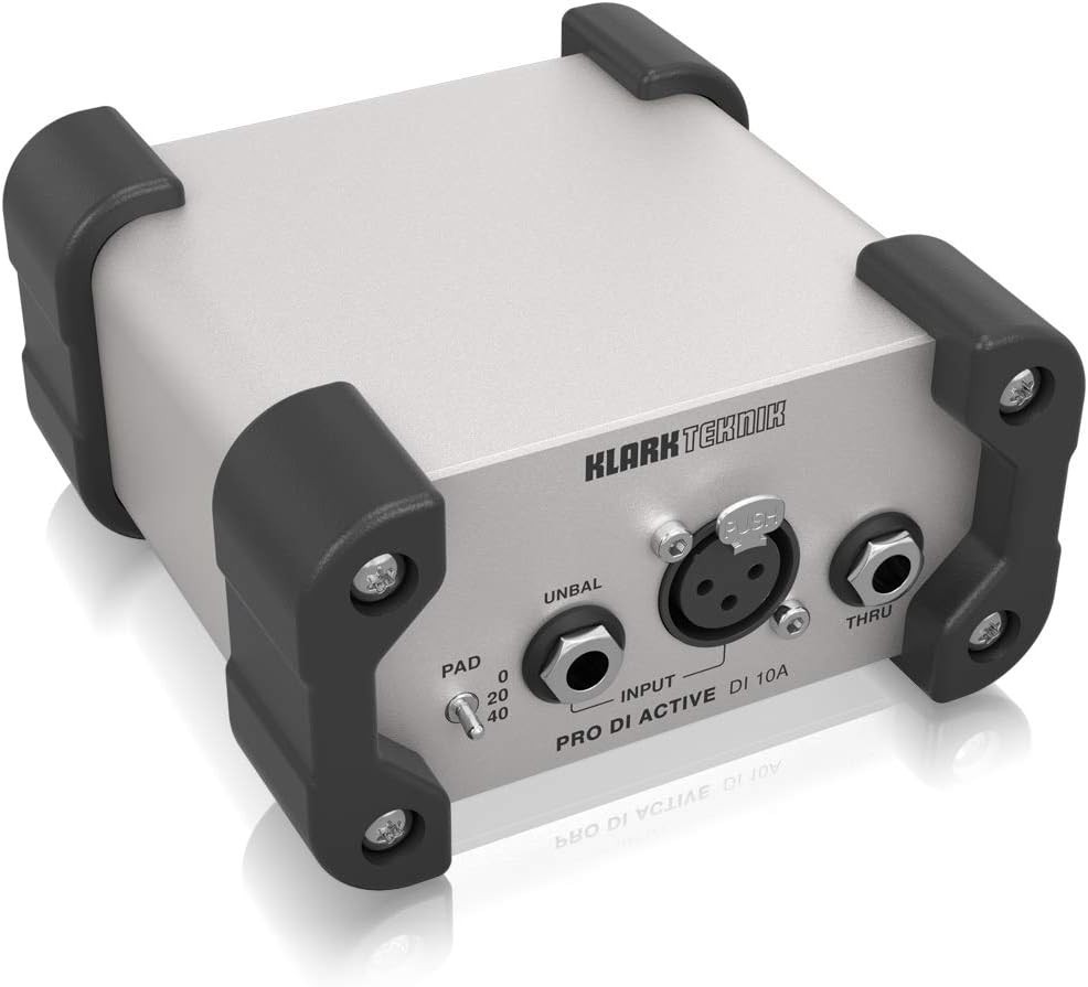 Klark Teknik DI 10A 1-channel Active Direct Box with Midas Transformer