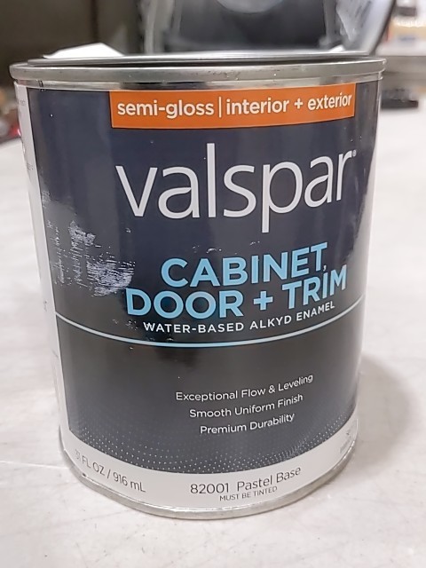 Valspar 1 qt. Cabinet Door & Trim Semi Gloss Enamel - Pastel Base