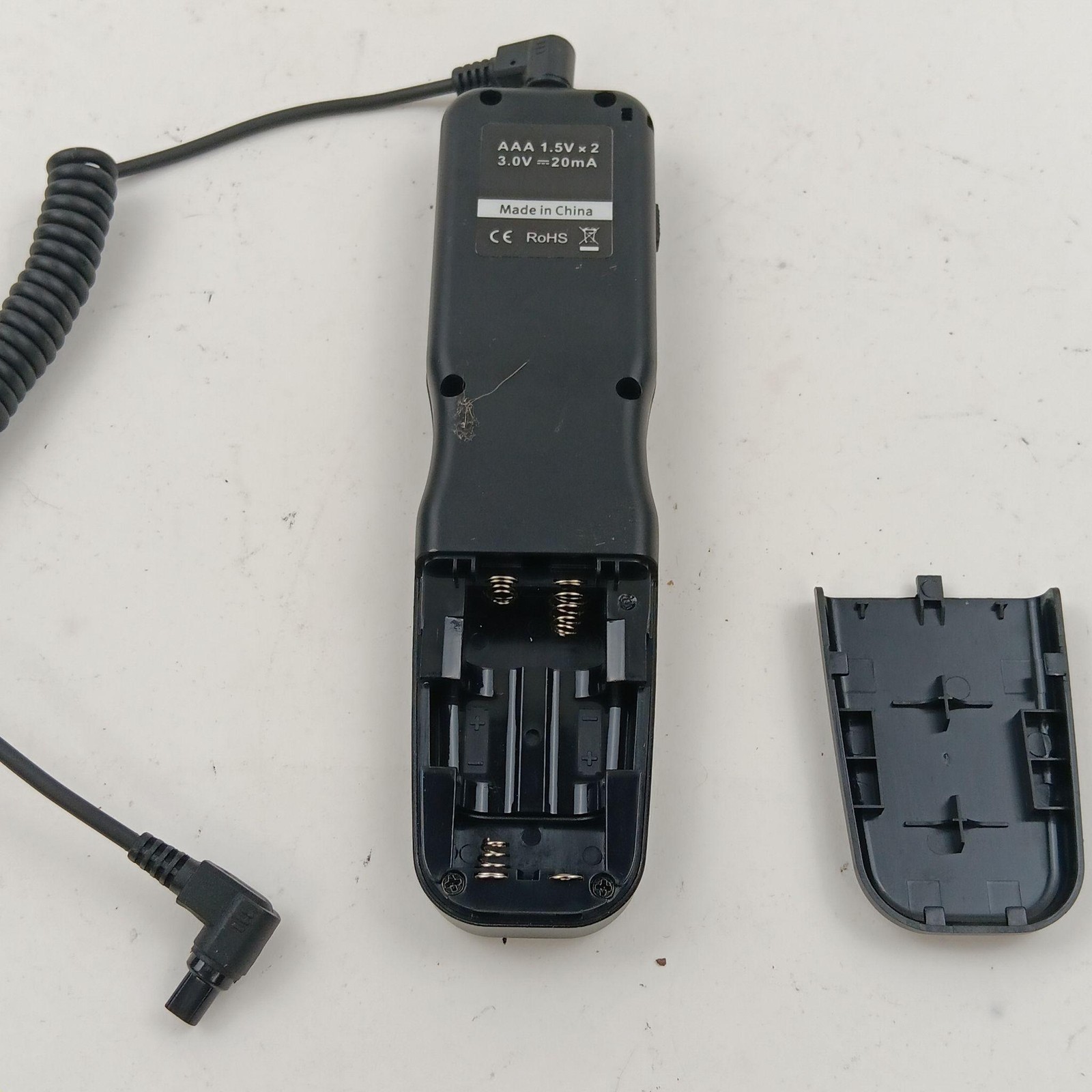 Flashpoint Camera Shutter Release Remote Timer LCD Intervalometer Black DSLR