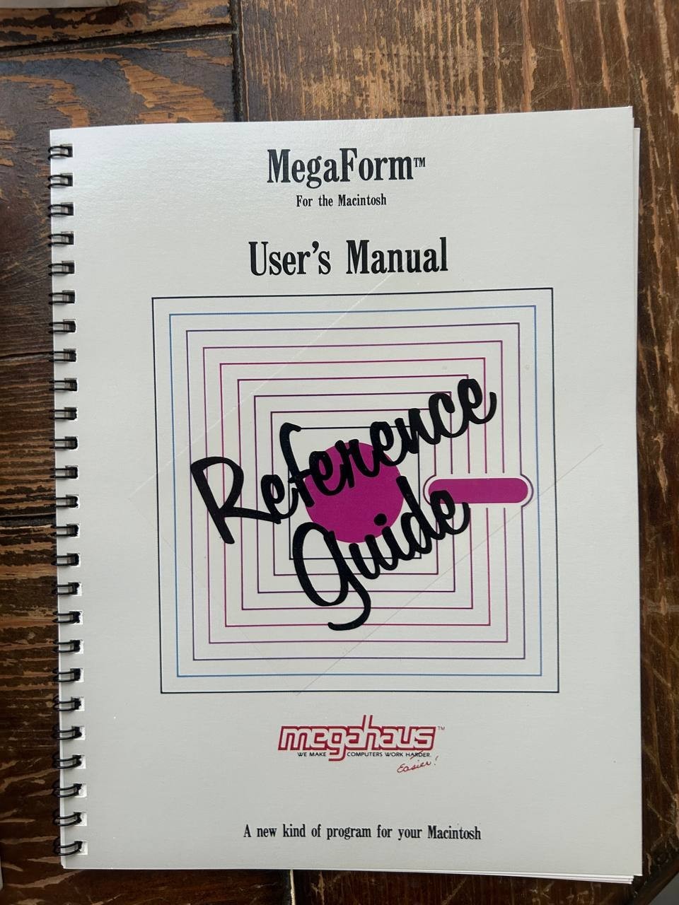 MegaForm for Macintosh Vintage Software Complete Box Manuals Disks