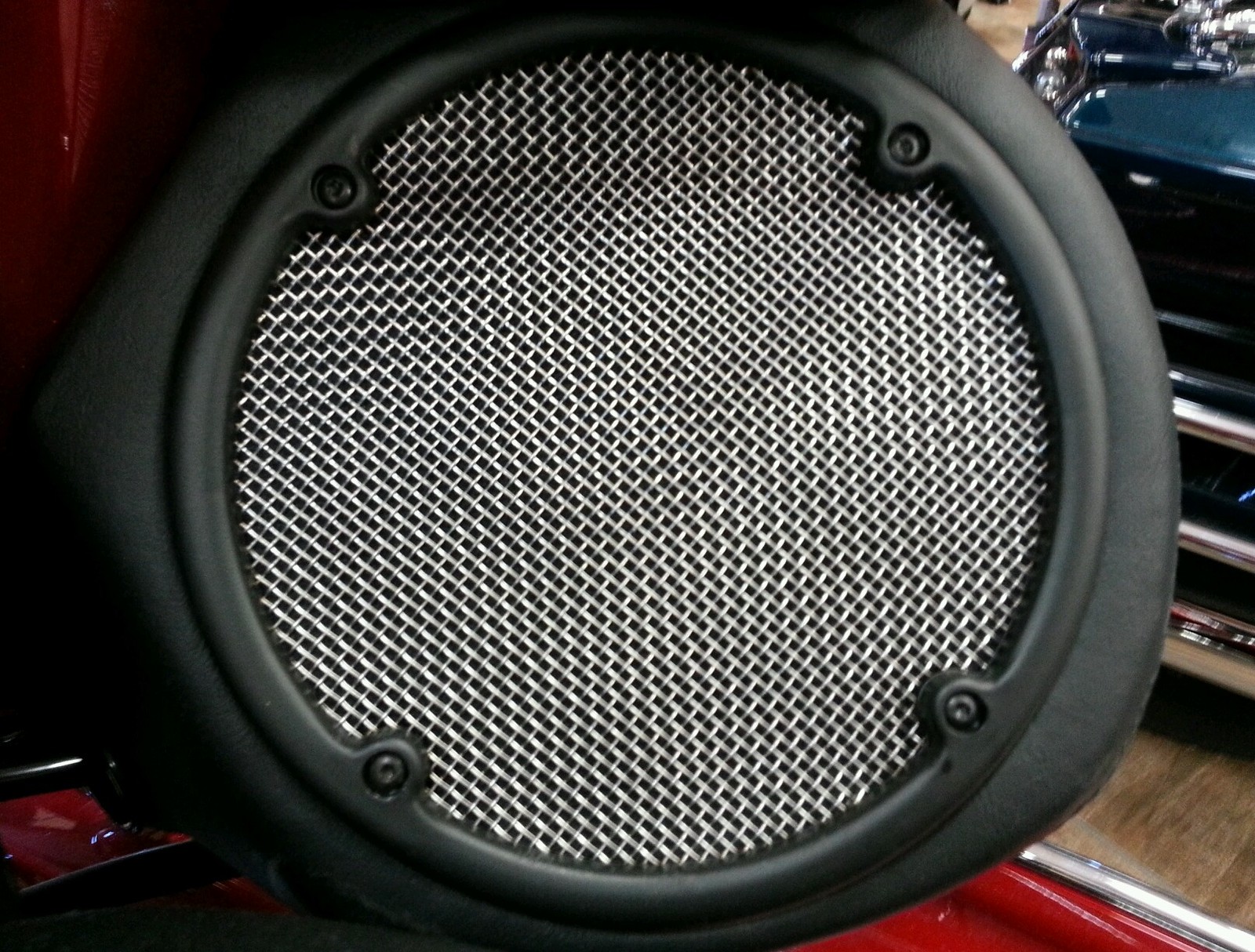 REAR STAINLESS SPEAKER GRILLS HARLEY DAVIDSON  ULTRA CLASSIC-LIMITED 98-2013