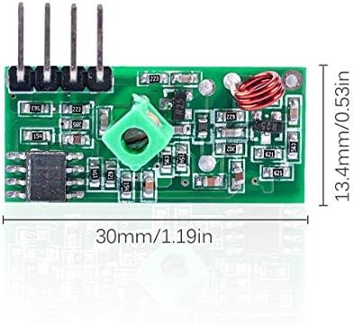 5 Sets 433M Transmitter + Receiver Kit High Frequency Super Regenerative Transce
