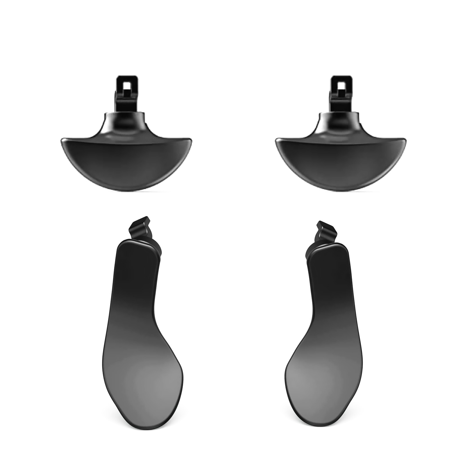 Black Stainless Steel Back Button Paddles For PS5 Edge Controller Replacement
