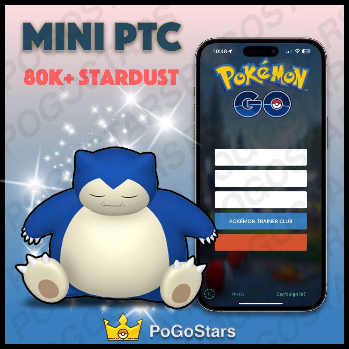 Pokémon PTC Go - Shiny Snorlax - 80K Stardust✨Read Description✨