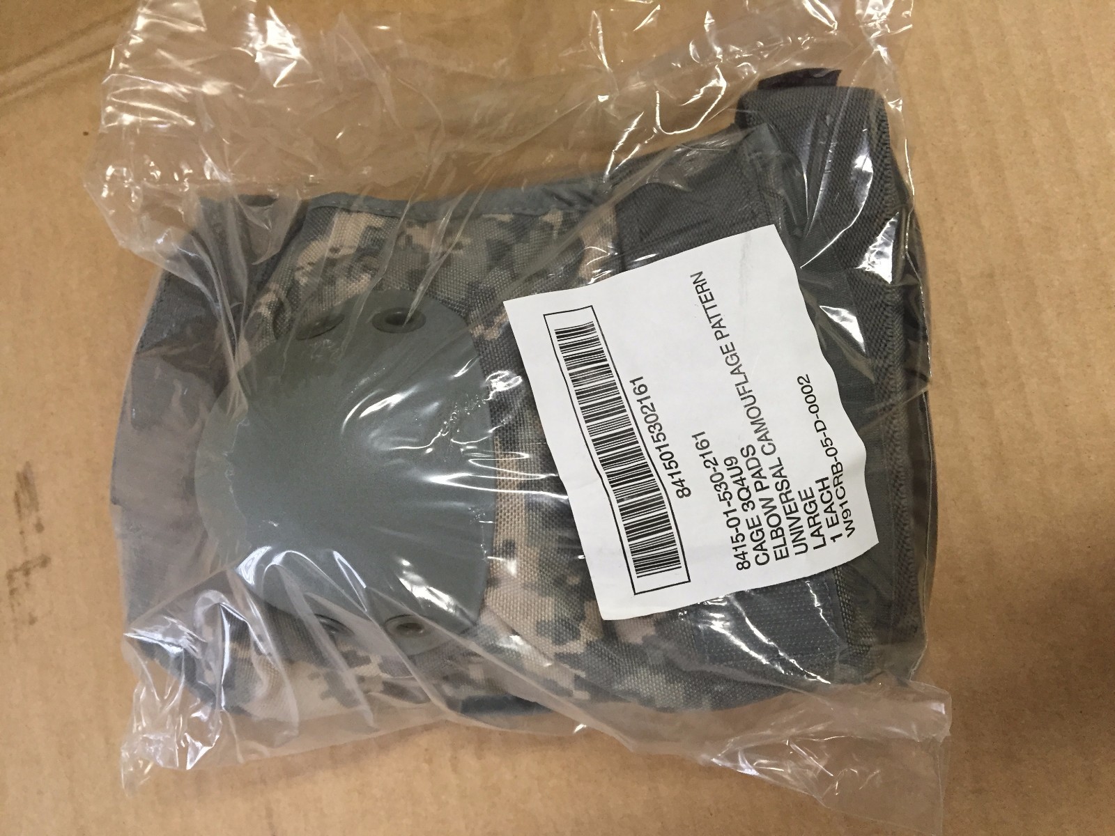 MILITARY  ACU DIGITAL CAMOUFLAGE ELBOW PADS
