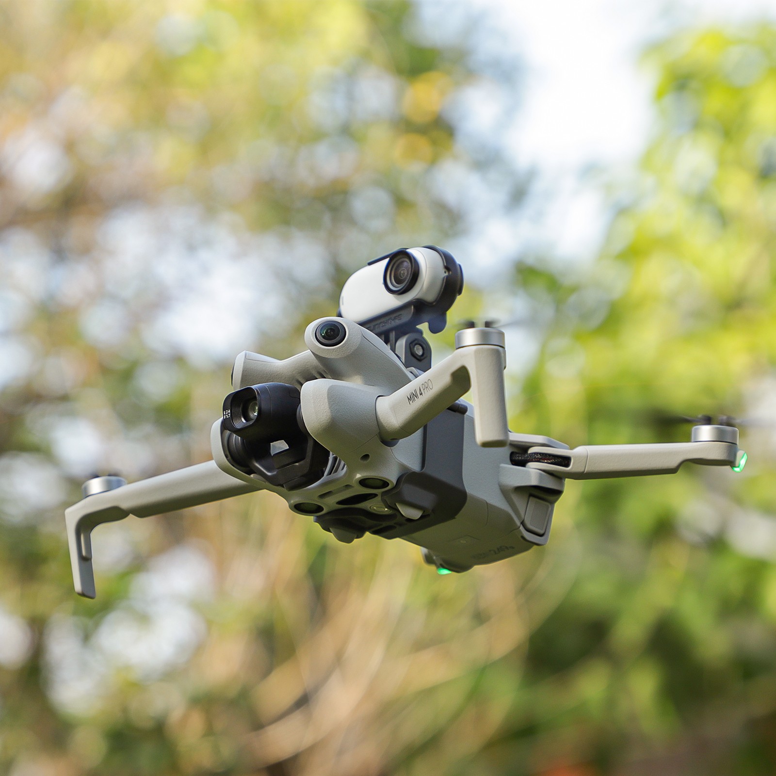 Searchlight Mount Holder w/ Light Lamp Set For DJI Mini 4 Pro Drone Accessories