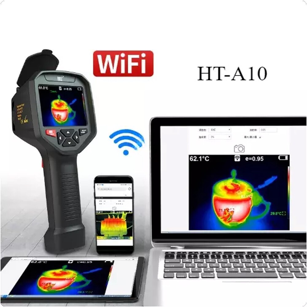 Handheld IR Imaging Camera Heating Detector 256X192 Thermal Imager HT-A10EF