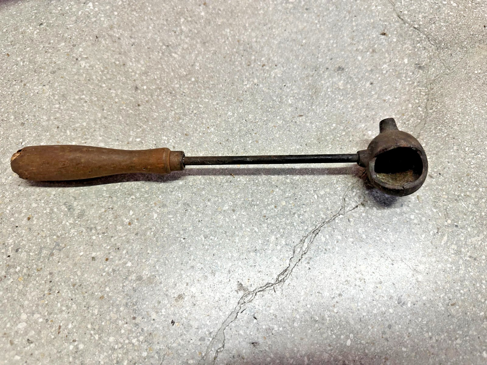VINTAGE Bullet Mold Casting Tool Set Lead Ladles Dipper .45