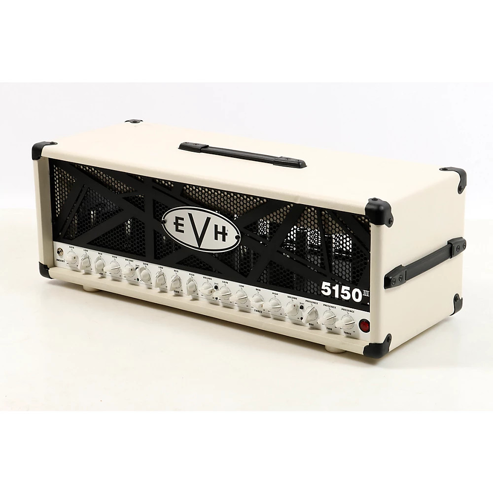 EVH 5150III 100W 3-Channel Tube Guitar Amp Head Ivory 197881425661 OB