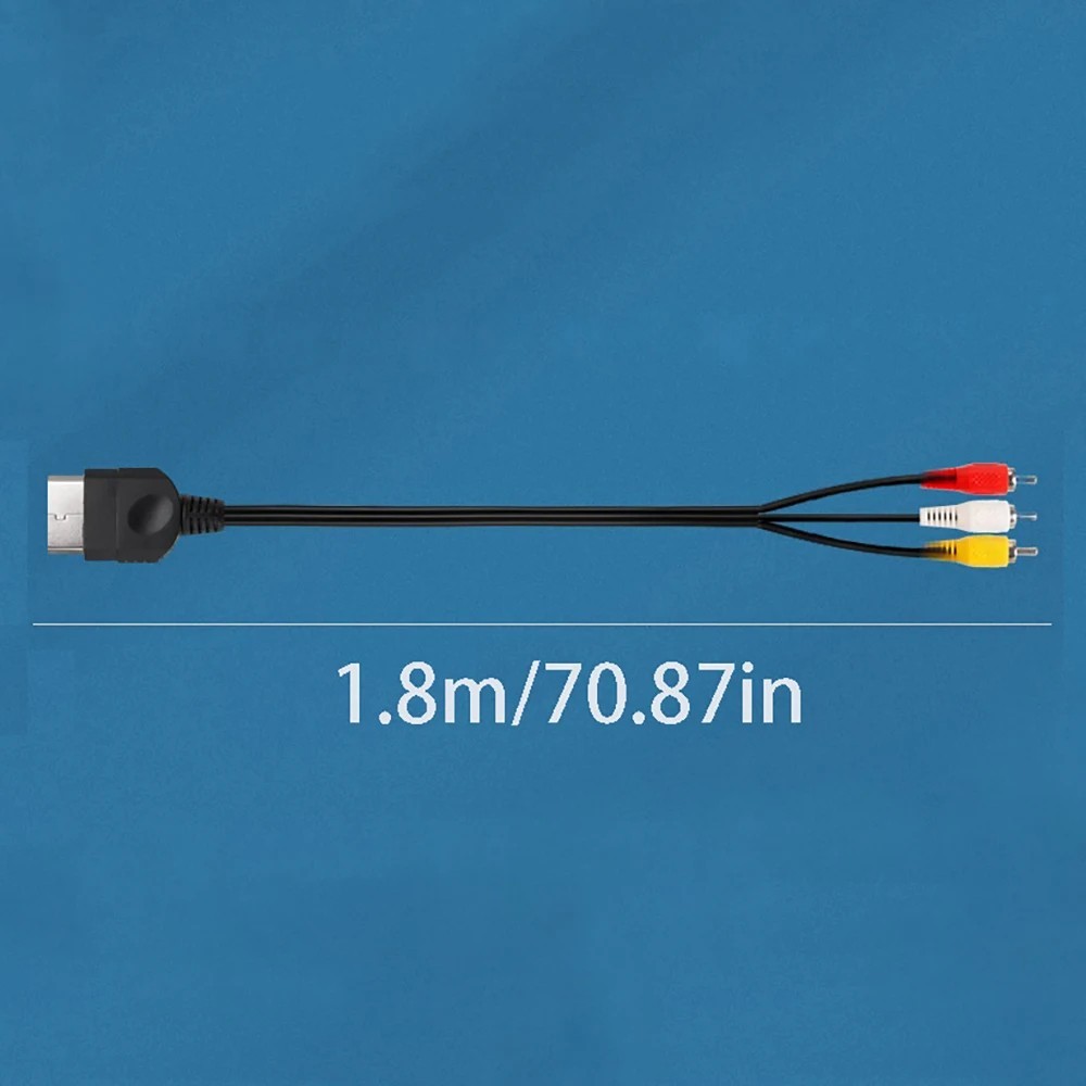 AV Cable for Original Microsoft Xbox Composite Cord TV New Audio Video