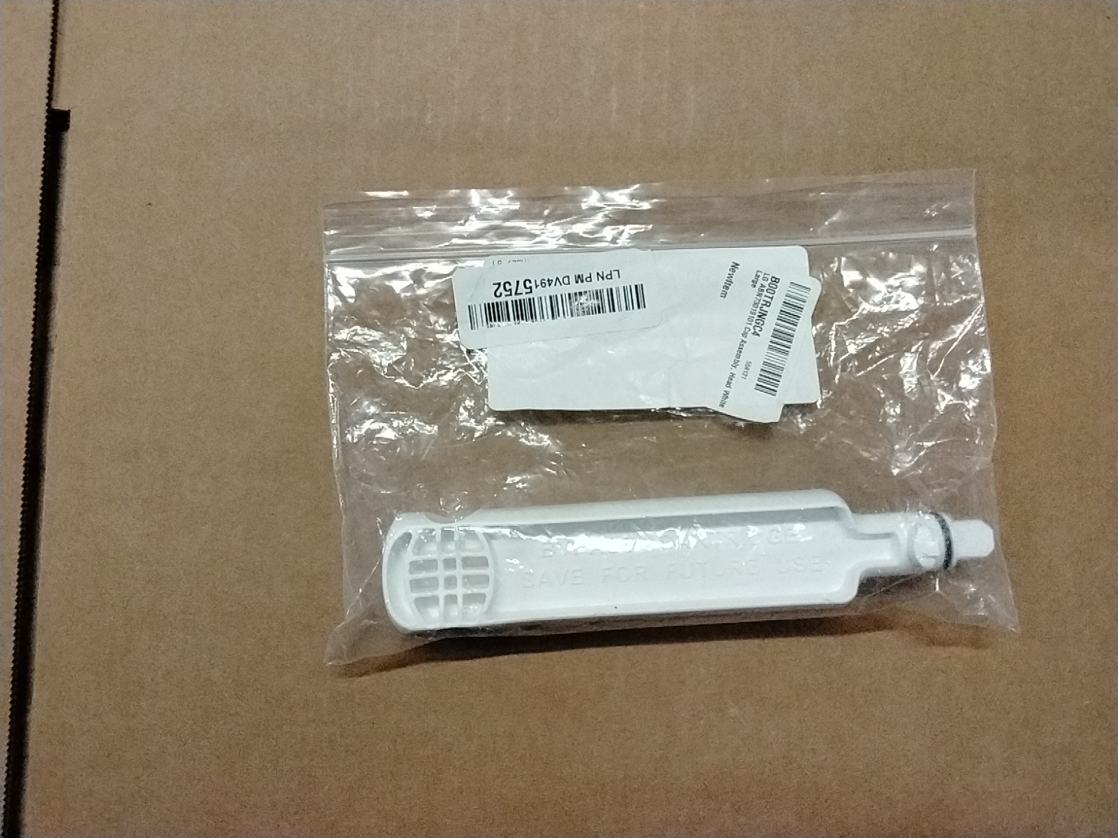 OEM LG ABN73019101 Cap Assembly, Head White Large