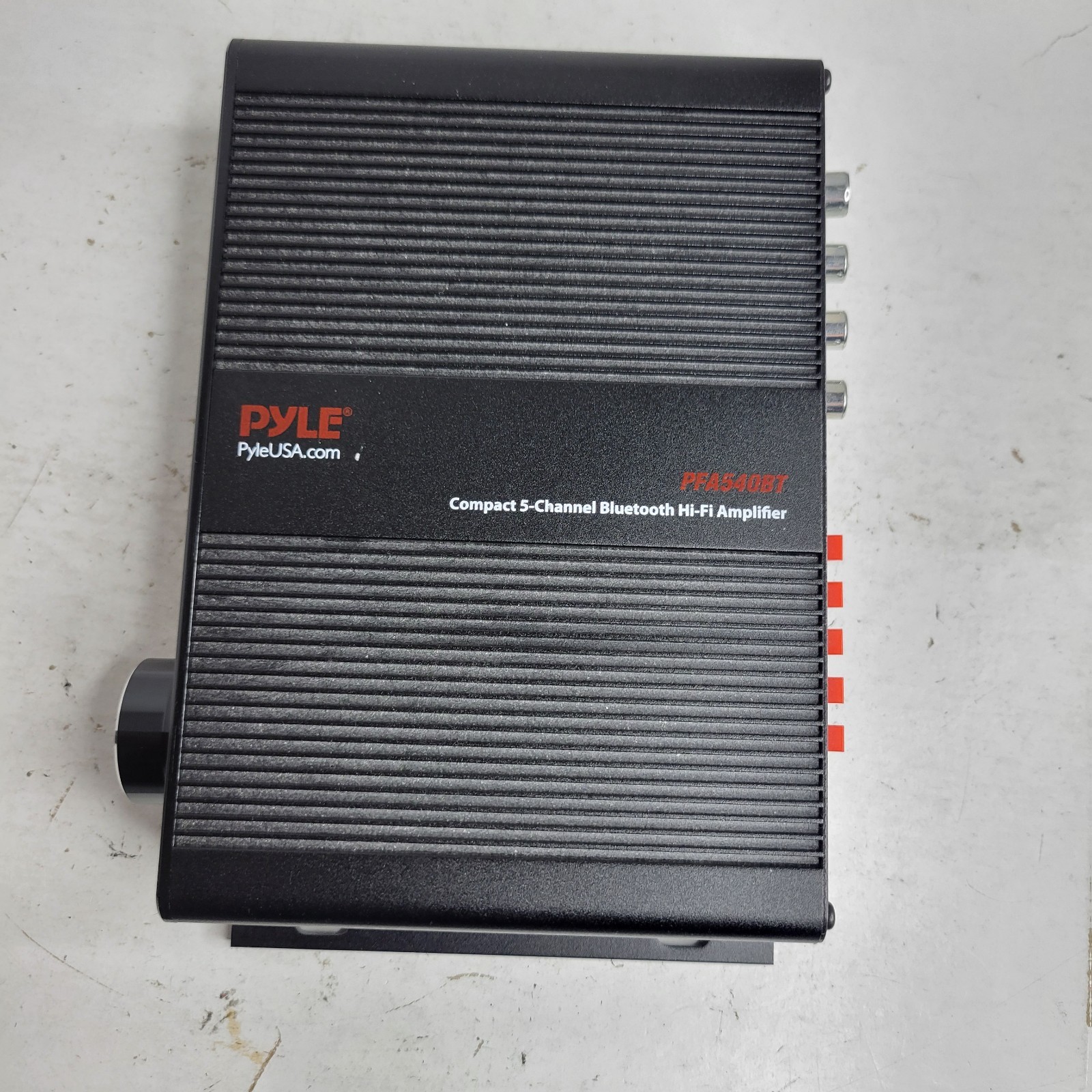 Pyle 100W 5 Channel Audio Amplifier - PFA540BT Bundle Remote Power Adapter
