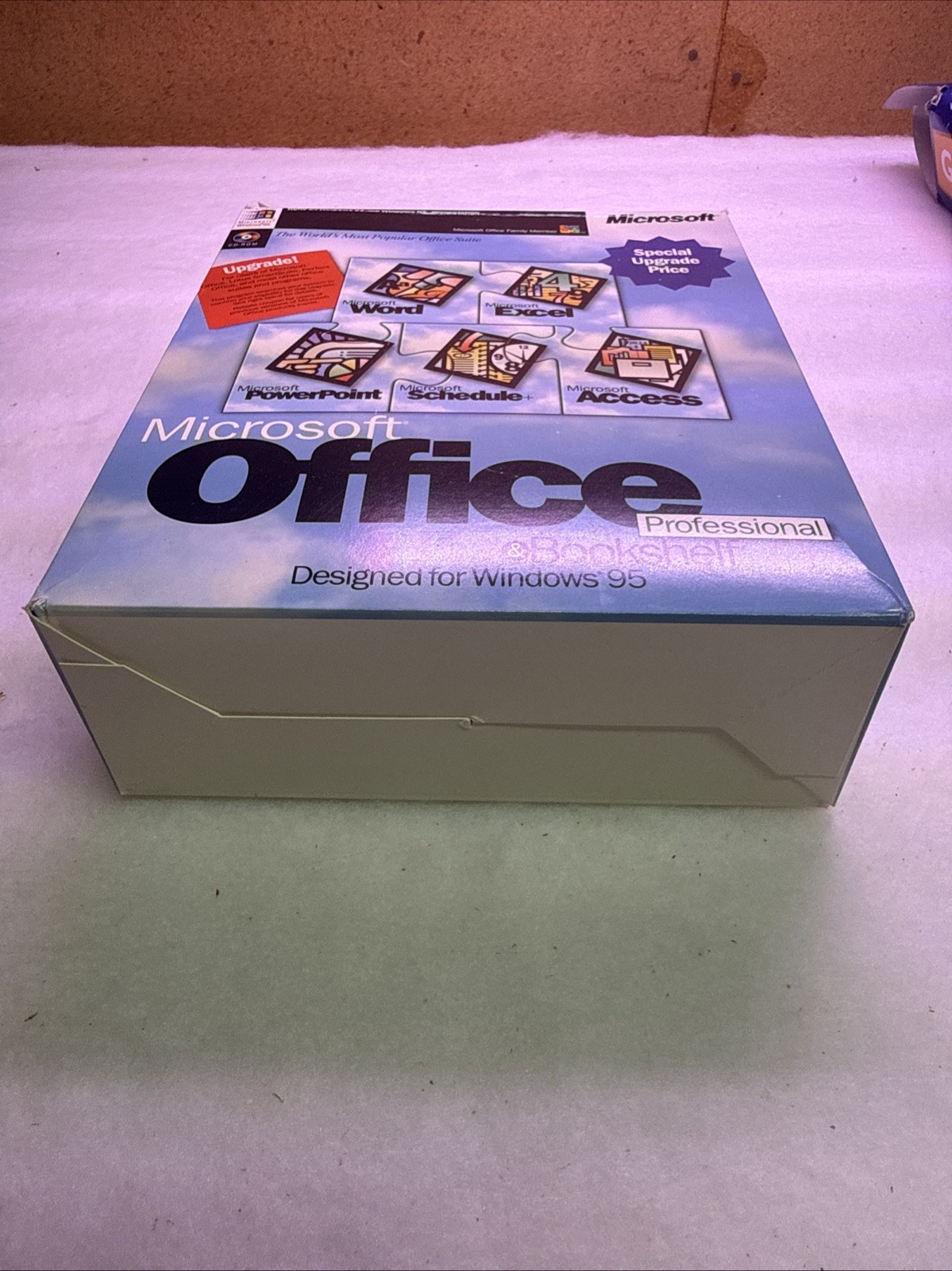 Microsoft Office Professional Bookshelf Windows 95 Big Box Complete USED
