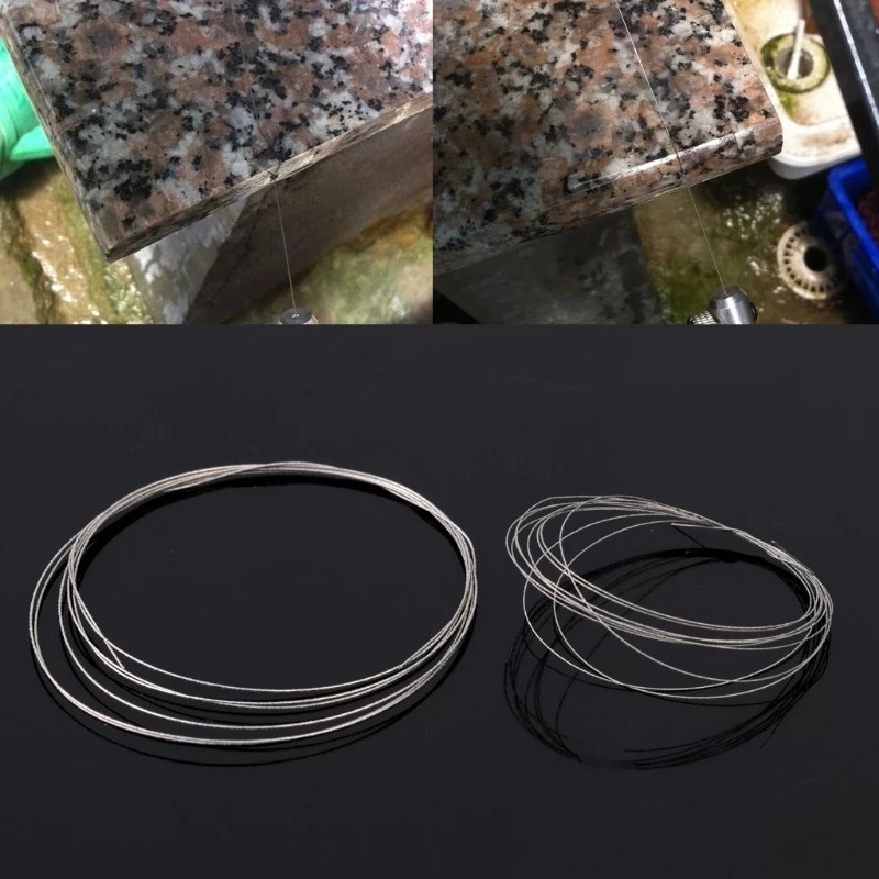Superfine Diamond Wire Cutting Saw Blade 0.26MM/0.37mm For Jade Metal Stone Wool