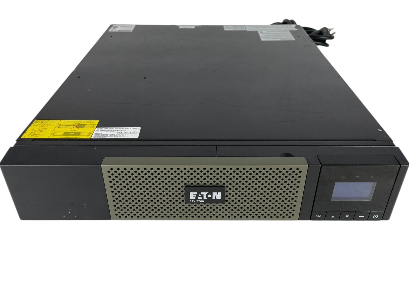 EATON 5PX2200RT LINE INTERACTIVE UPS TOWER NO BATTERY, Cartridge Not Included