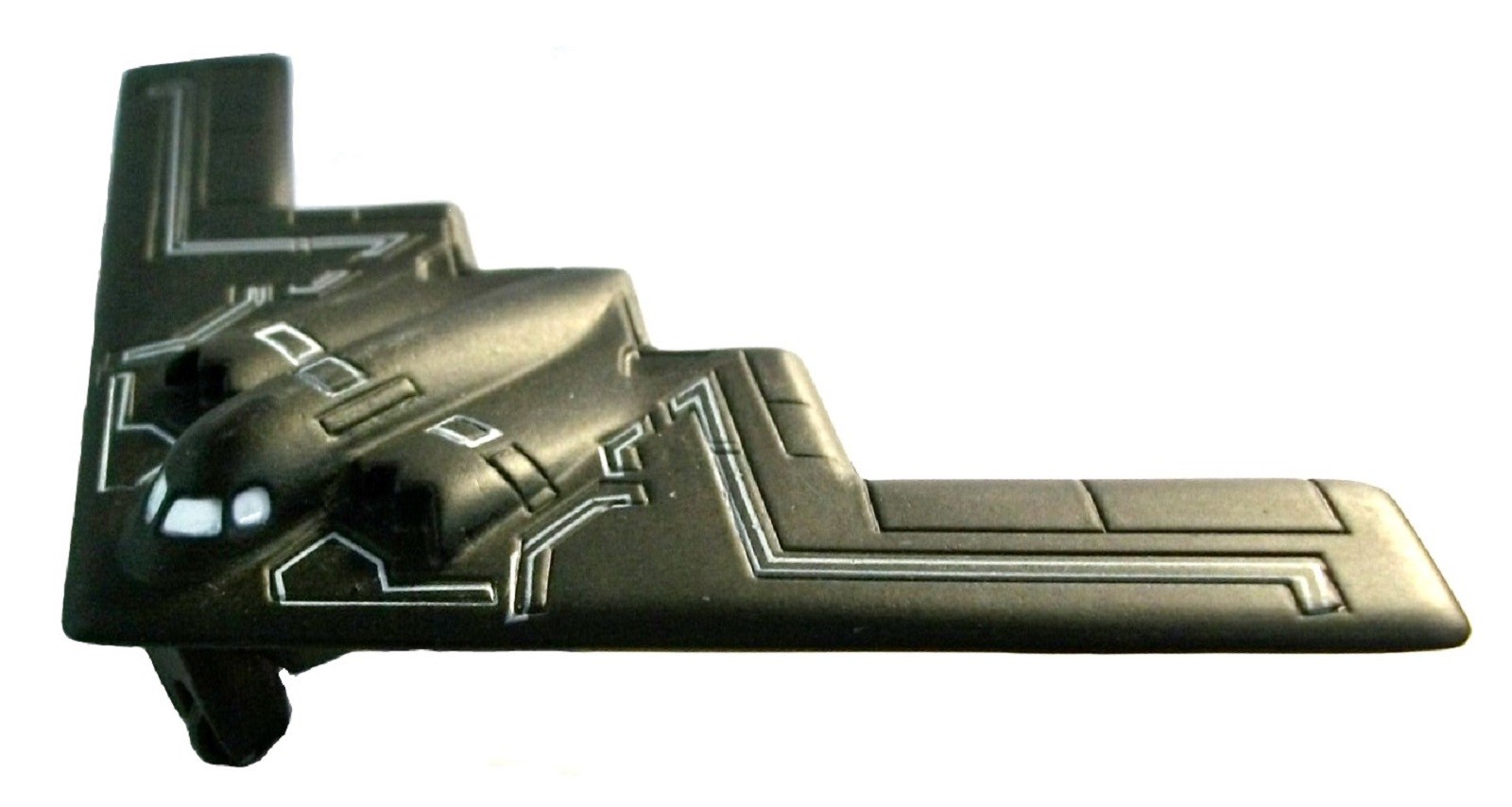 Black B-2 Bomber Die Cast Metal Collectible Pencil Sharpener