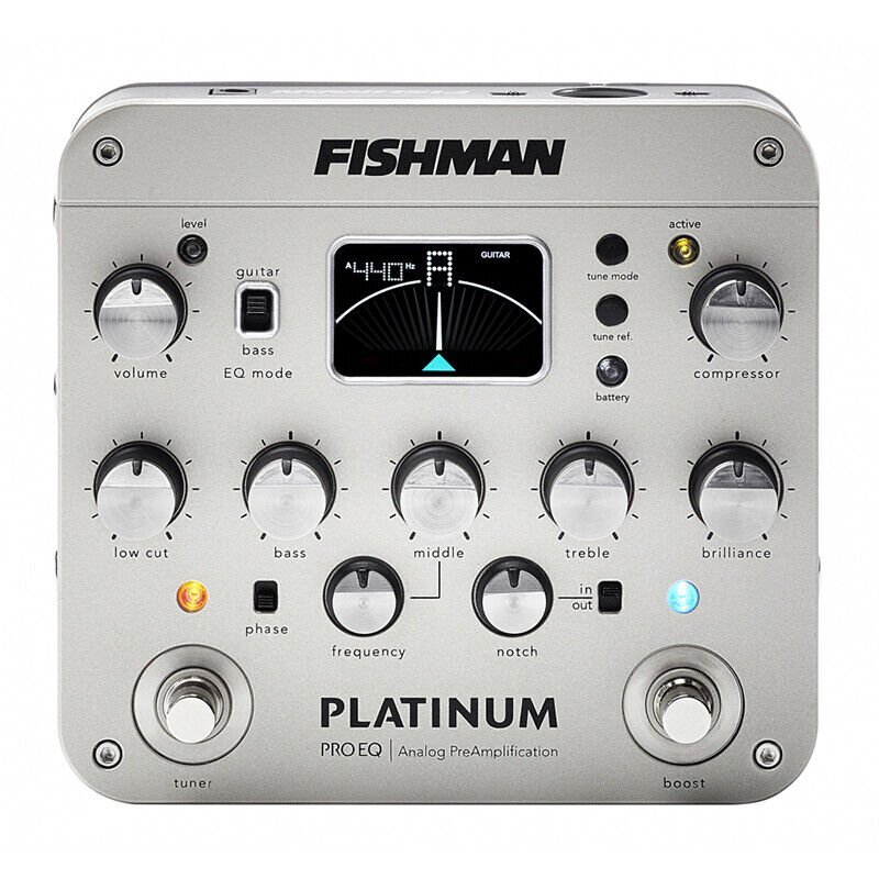 Fishman Platinum Pro EQ/DI Analog Preamp Pro-PLT-201