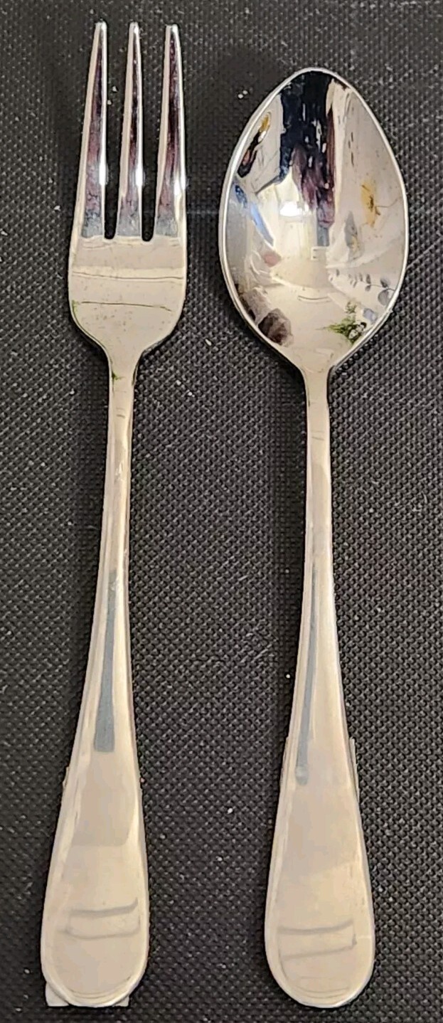 TOWLE LIVING COLLECTION Stainless Demitasse Spoon, Cocktail Fork NEW