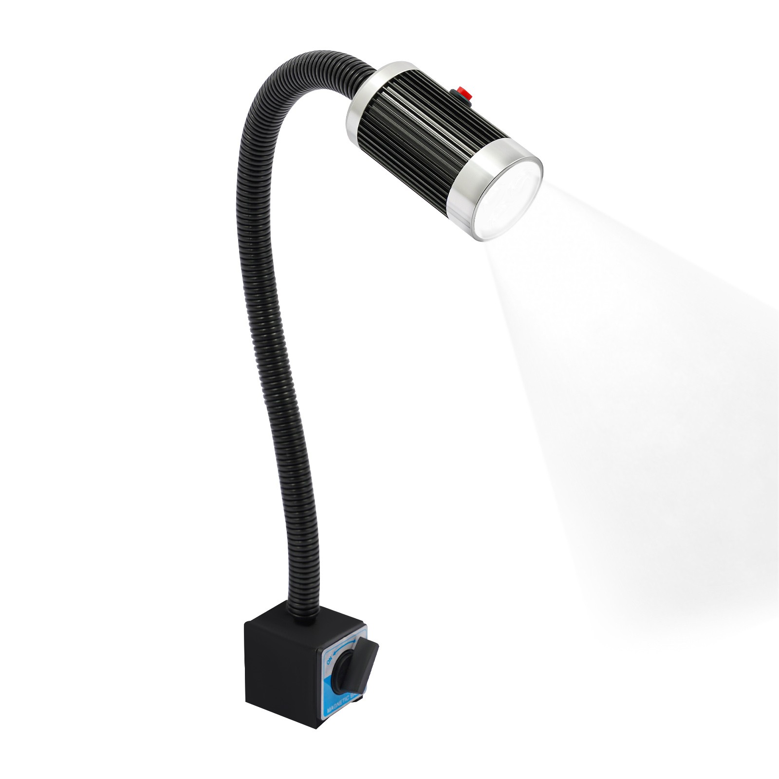 LED Machine Tool Light,110V 9W Machine Lamp w/ Magnetic Base for Lathe/Workbench