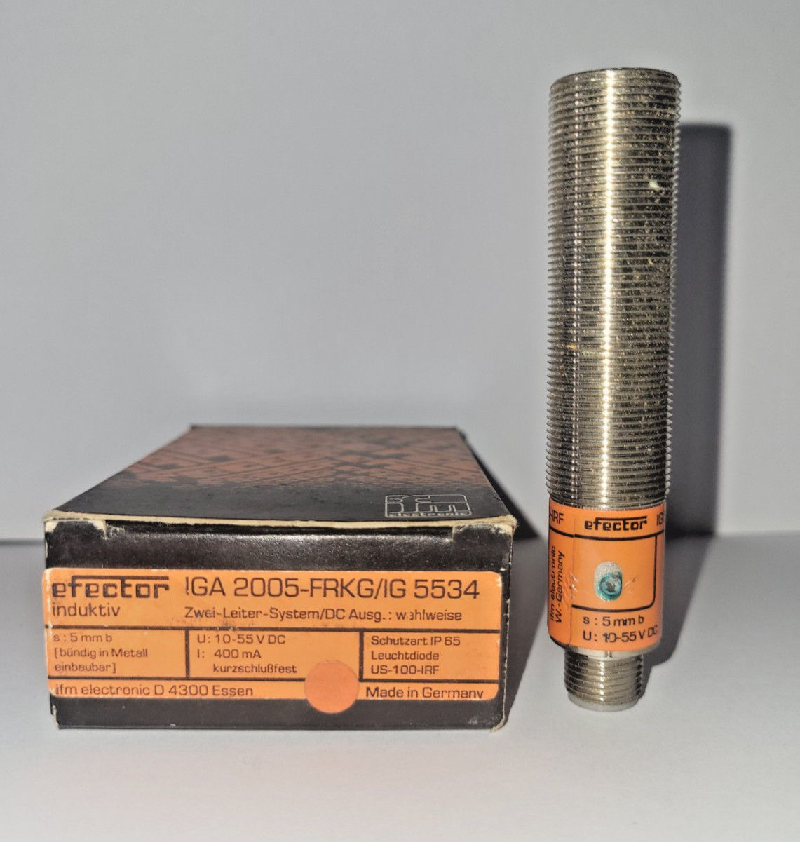 ifm efector IGA2005-FRKG IG5534 Inductive Proximity Sensor 10–55VDC New