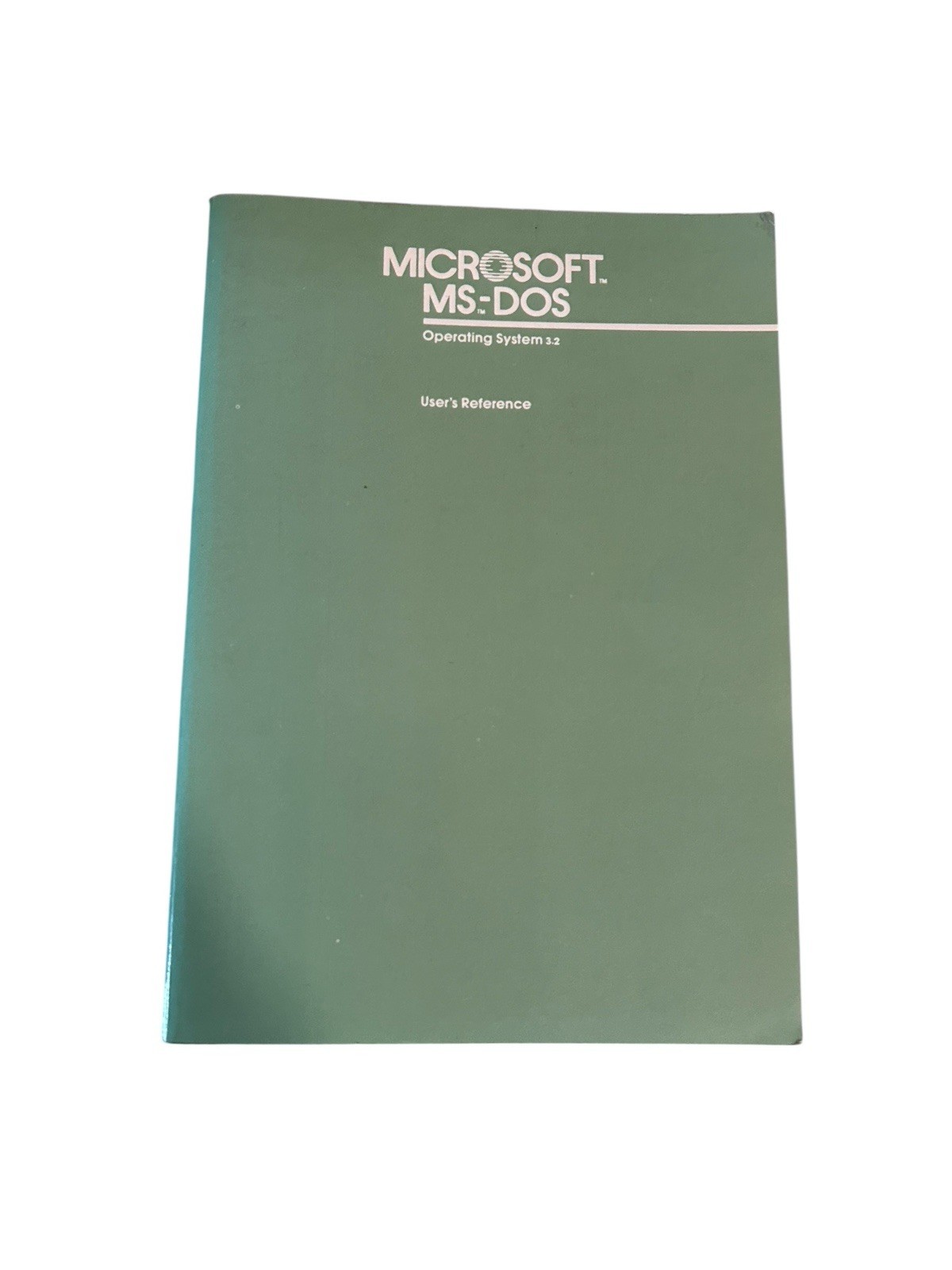Microsoft MS-DOS User’s Guide (Book) - Operating System 3.2 Vintage Hard To Find