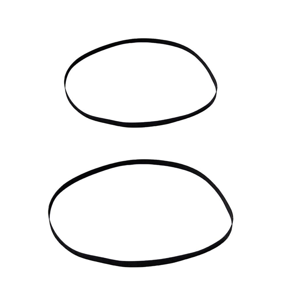Precision Molded Flat Rubber Turntable Belt Phonograph  Player Belt 0.20inch