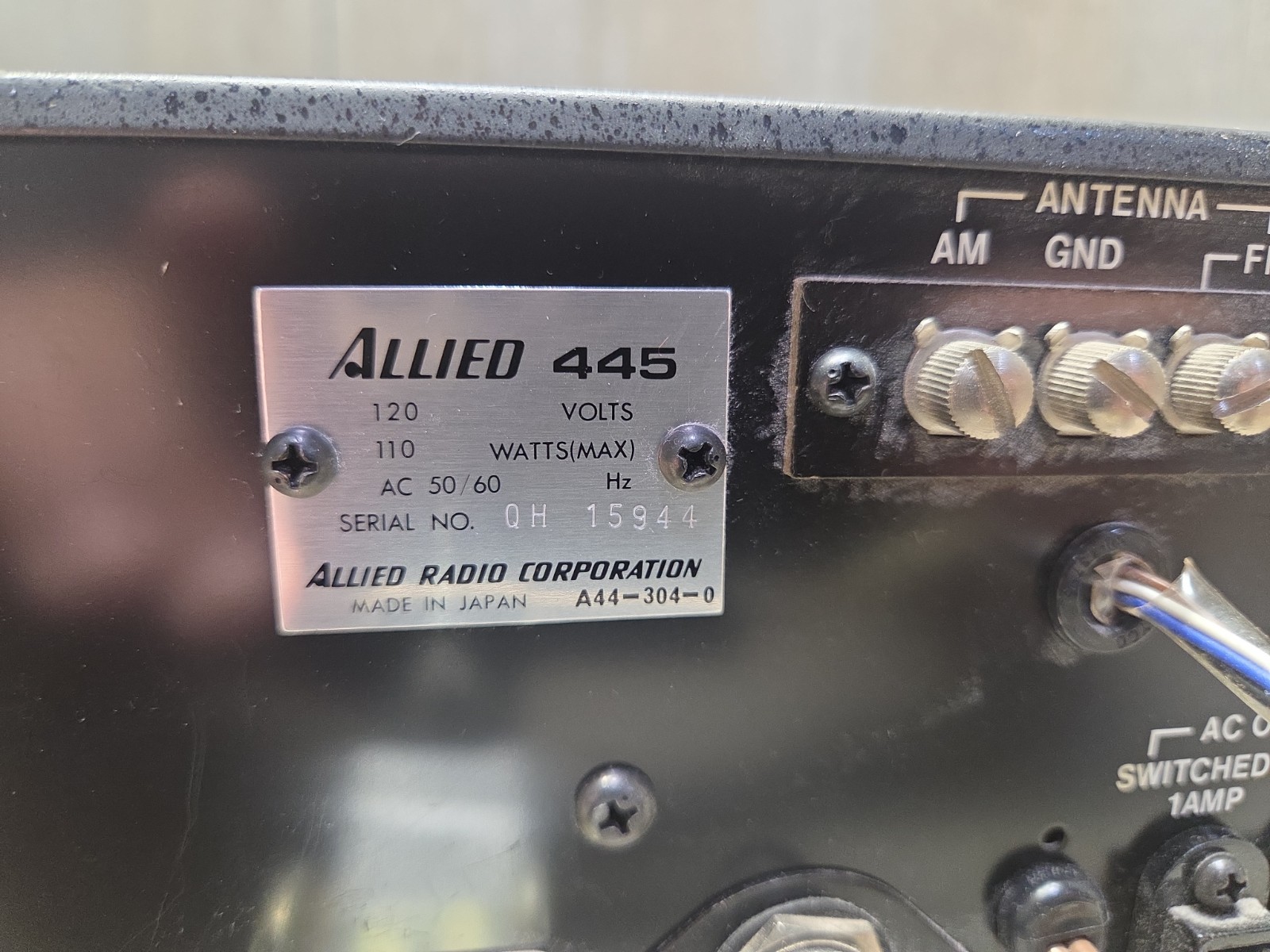 Allied 445 Solid State Stereophonic Receiver
