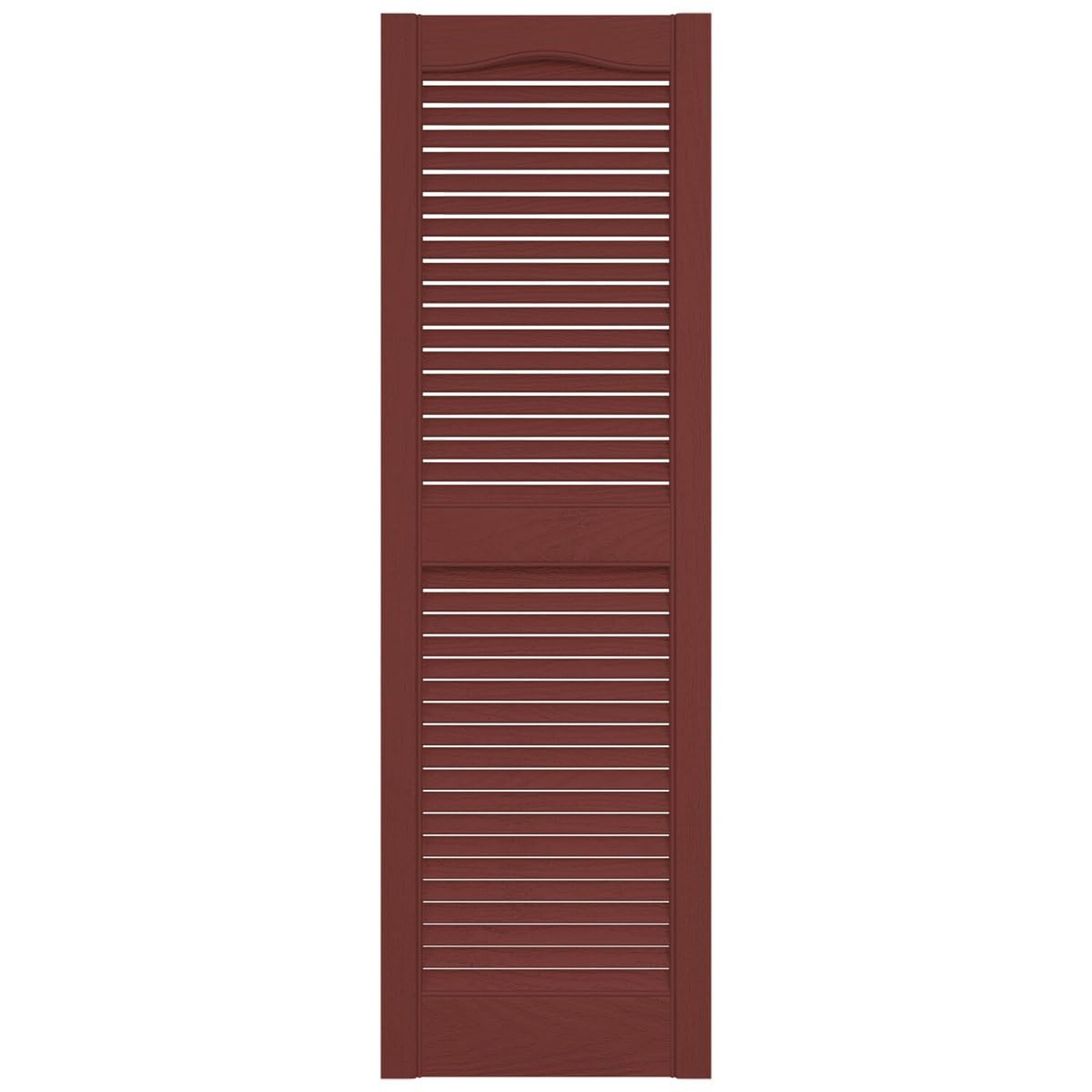 Ekena Millwork Lifetime Vinyl LL1S12X06400RD Standard Cathedral Top Center Mu...