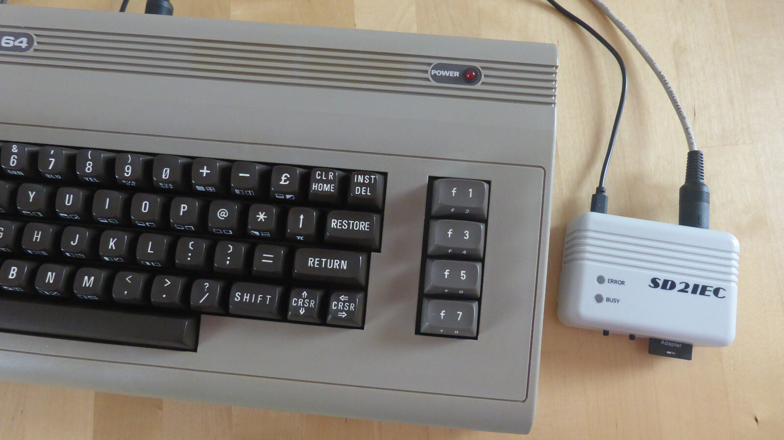 SD2IEC für Commodore 64, C128, C16, Plus / 4, VIC-20. NEU.