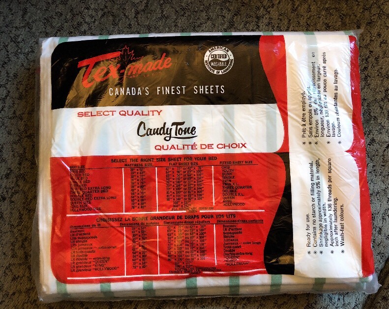 Tex-Made Candy Tone Double Size Sheet Set New!