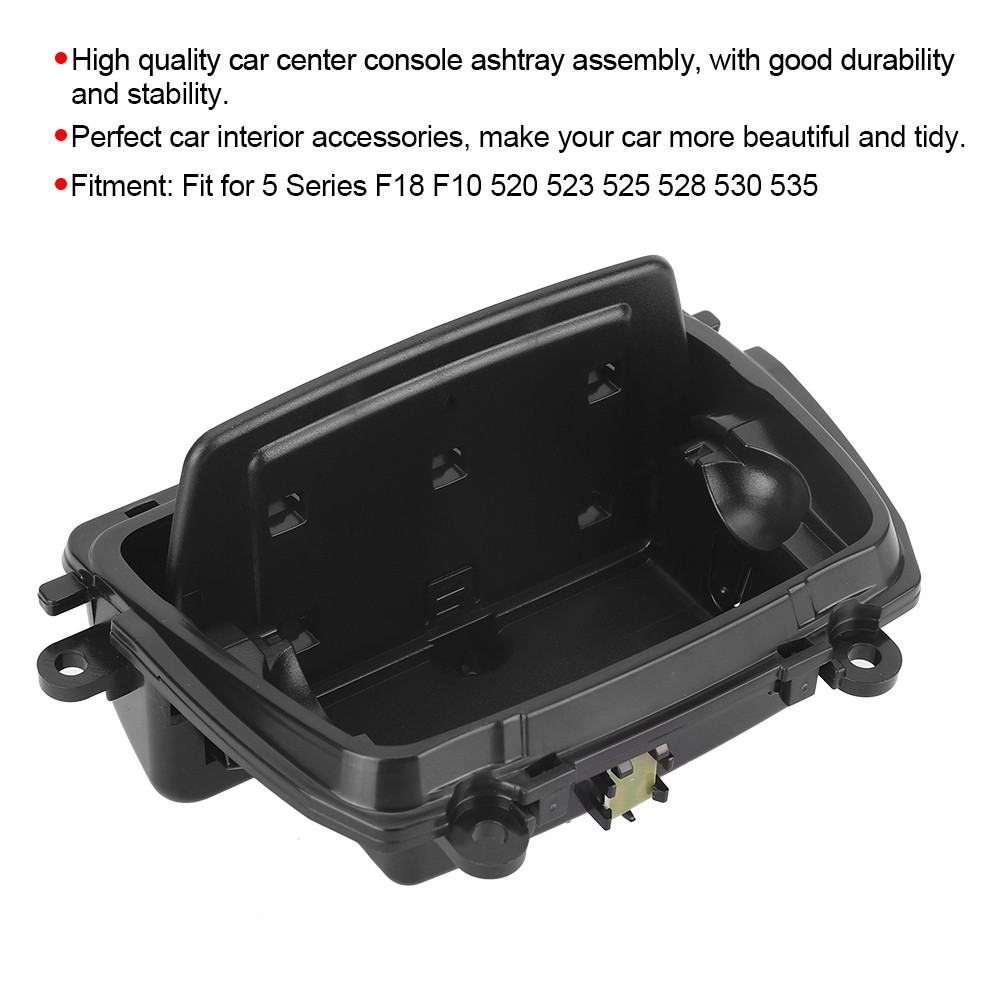 Car Center Console Ashtray Assembly For 5 Series F18 F10 520 523 525 528 53 HKLF