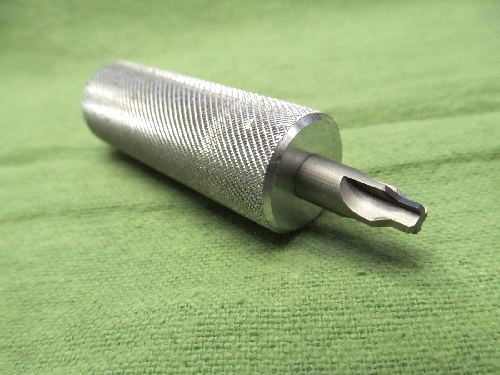 Unbranded Primer Pocket Uniformer/Cleaner -Knurled Aluminum Handle -Small Primer