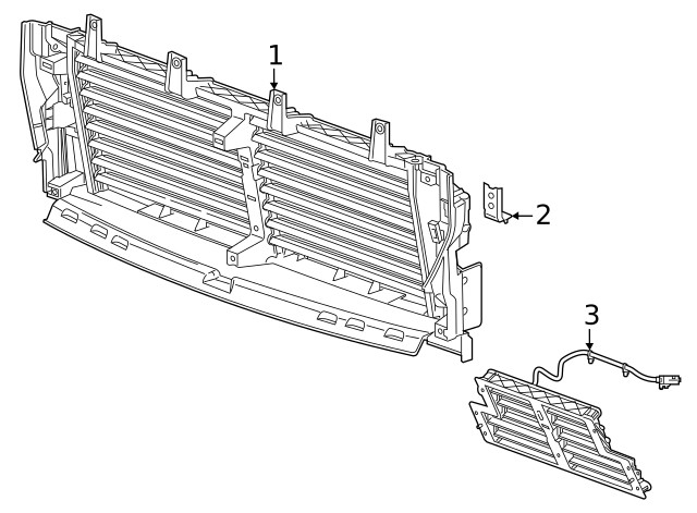 Genuine GM Shutter 85819926