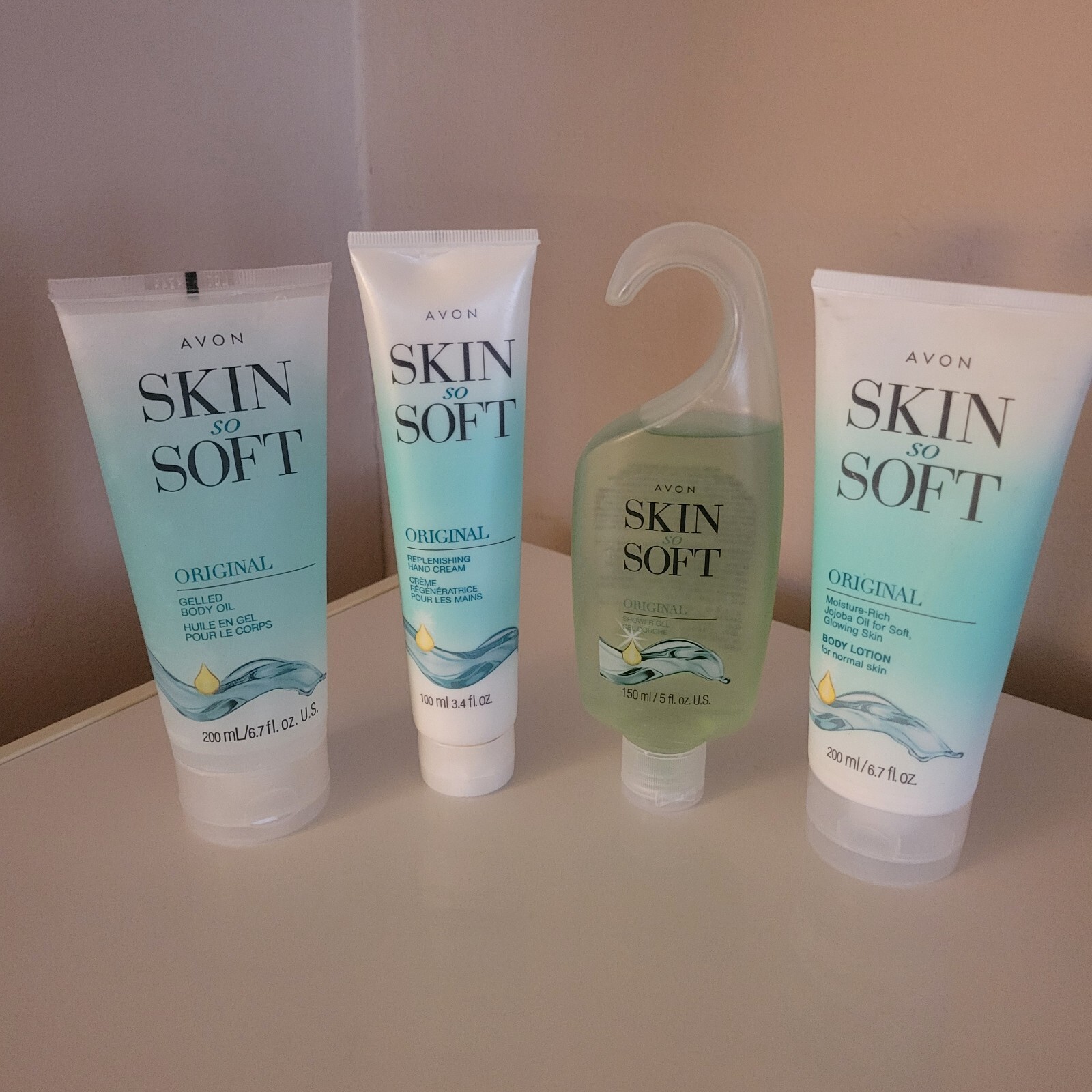 AVON-Skin So Soft Original­ Gelled Body Oil 6.7oz. Body Lotion, H/C & Shower Gel