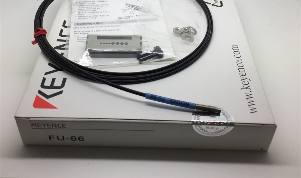 KEYENCE FU-66 Fiber Optic Sensor FU66 Cable New In Box Fast Shipping