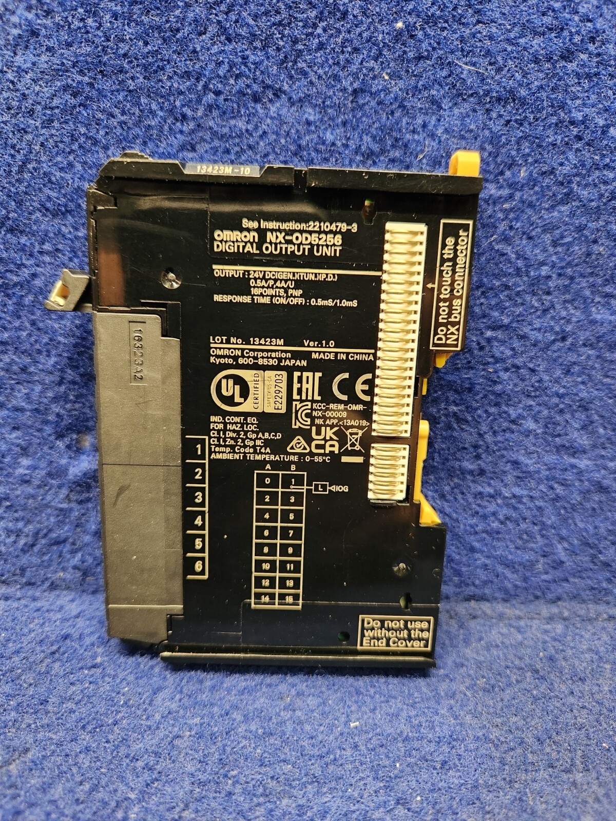 Omron Output Expansion Module NX-OD5256 24VDC 16=Poles 15-28V