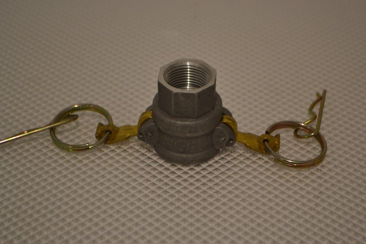 ONE NEW EVER-TITE 3/4" PART D FEMALE ALUMINUM CAMLOCK COUPLING 3E07DAL.