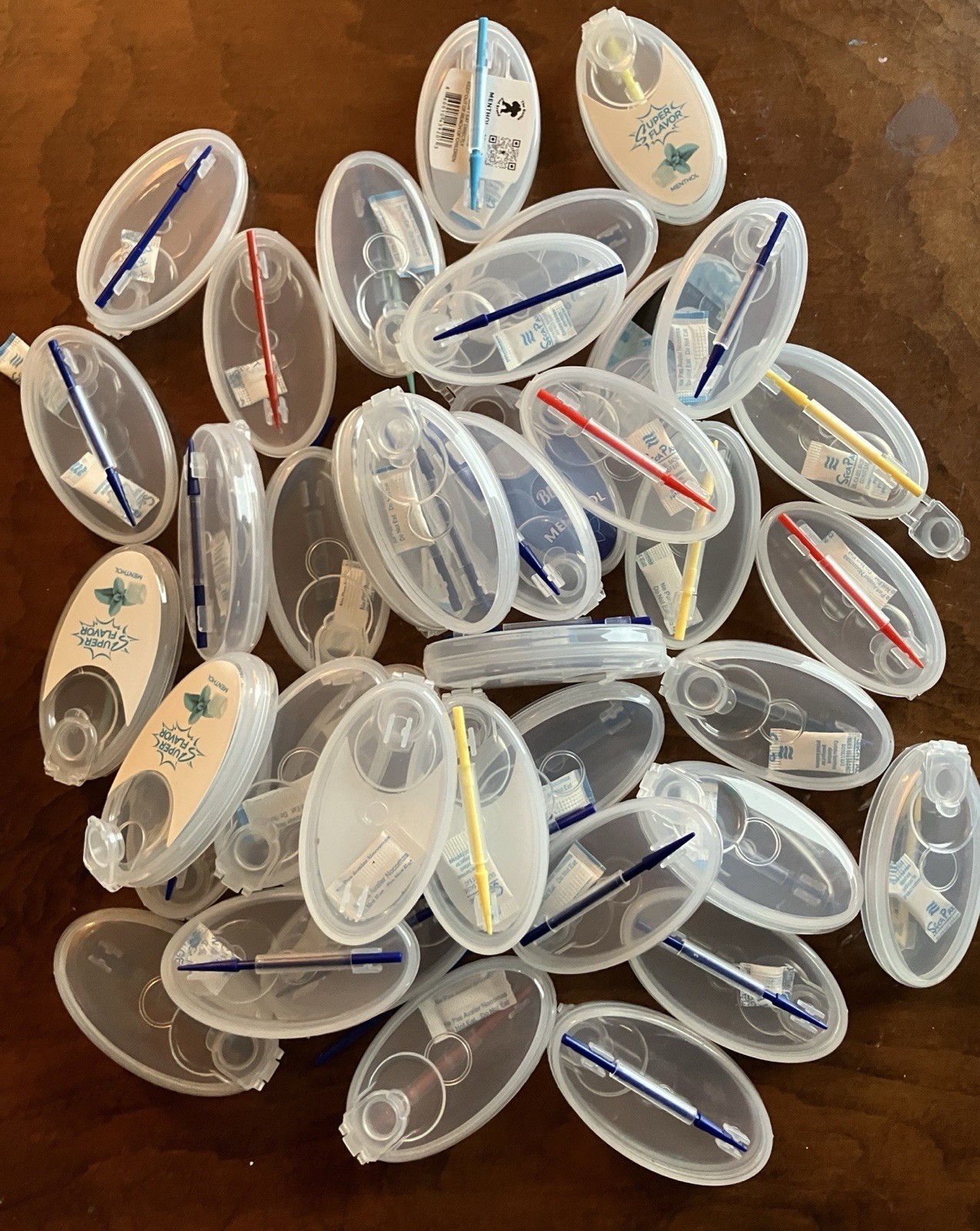 empty small container lot of 39