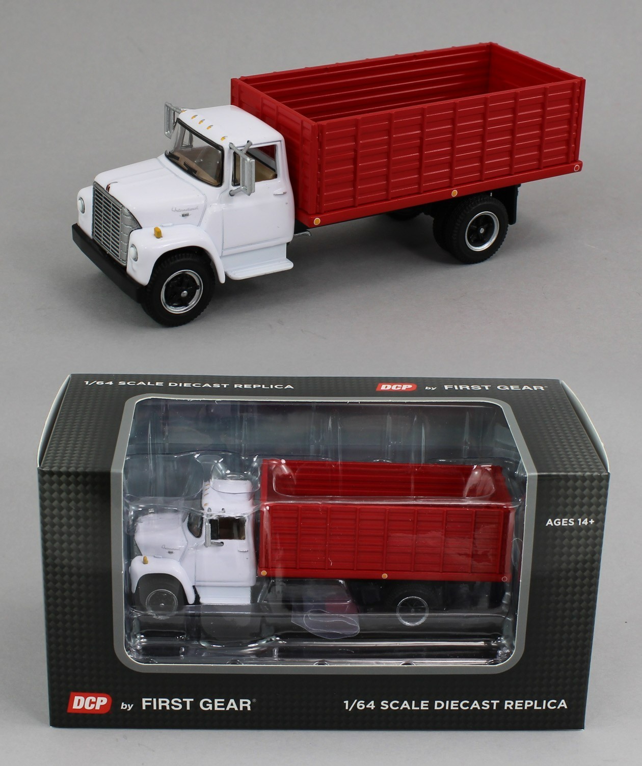 2025 DCP 1:64 *WHITE & RED* International Loadstar GRAIN TRUCK *NIB*