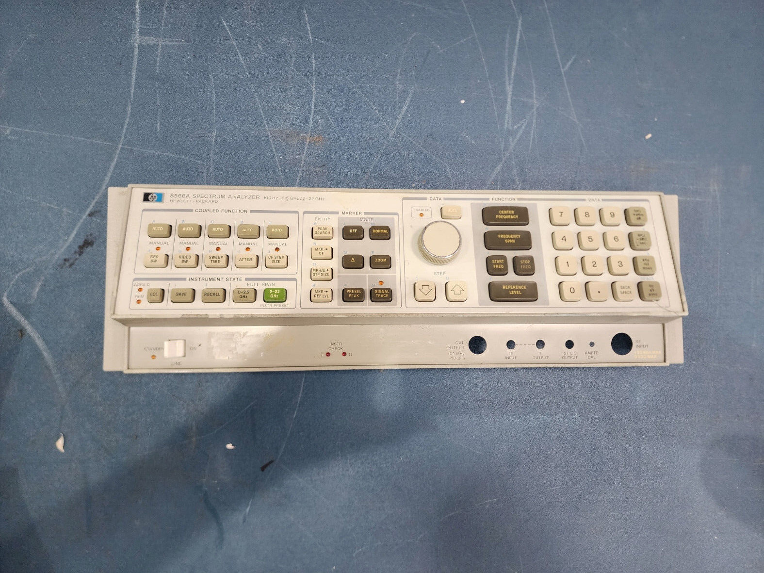 HP/Agilent 8566A Spectrum Analyzer Front Panel Unit #2