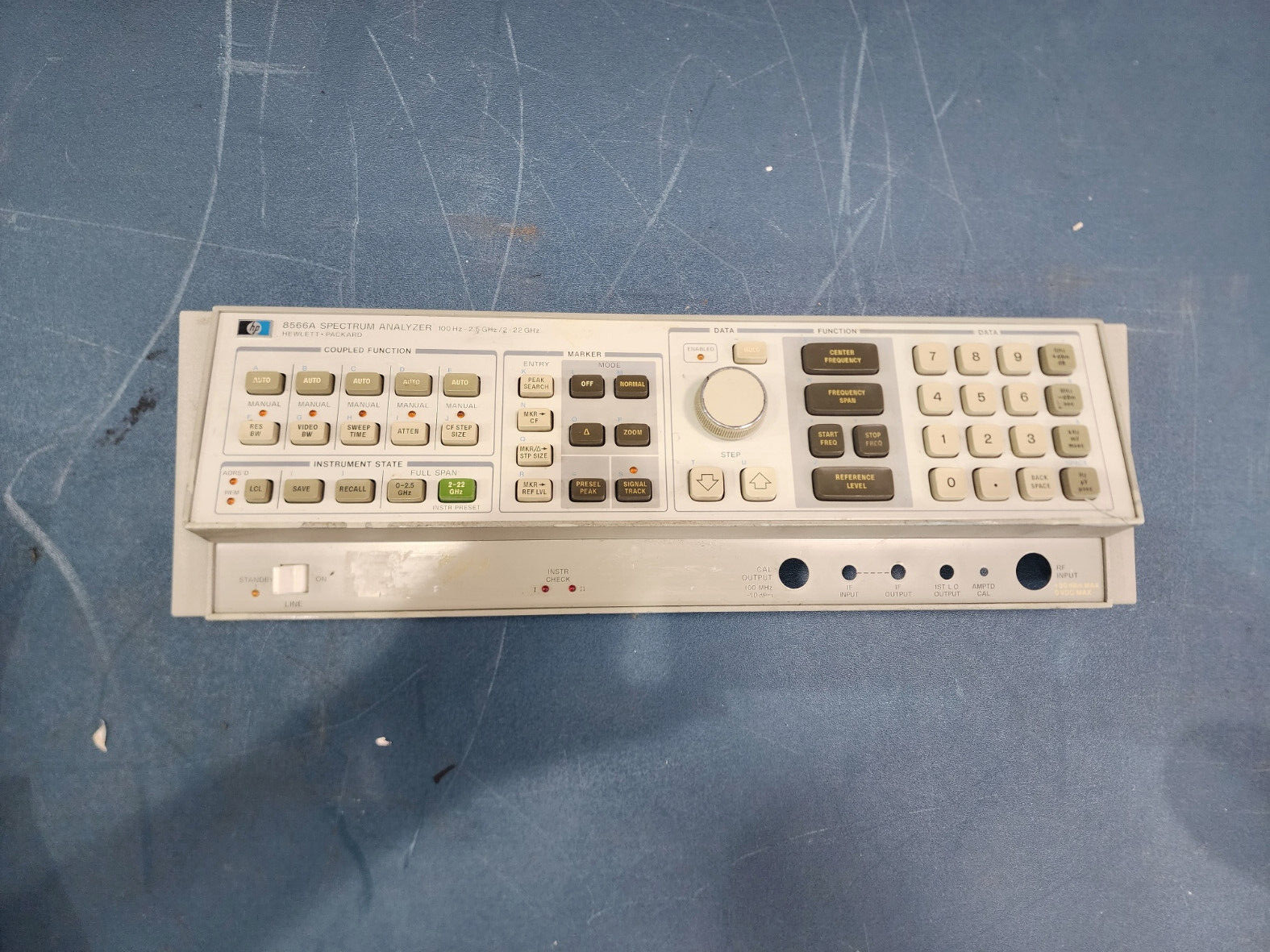 HP/Agilent 8566A Spectrum Analyzer Front Panel Unit #2