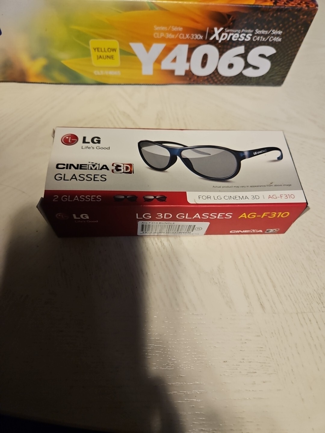 NEW LG Cinema 3D Glasses AG-F310 2 Pairs