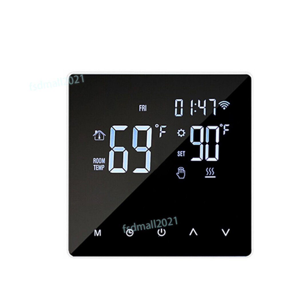 Digital Smart Thermostat Programmable Wifi Wireless Home Room Sensor App Control