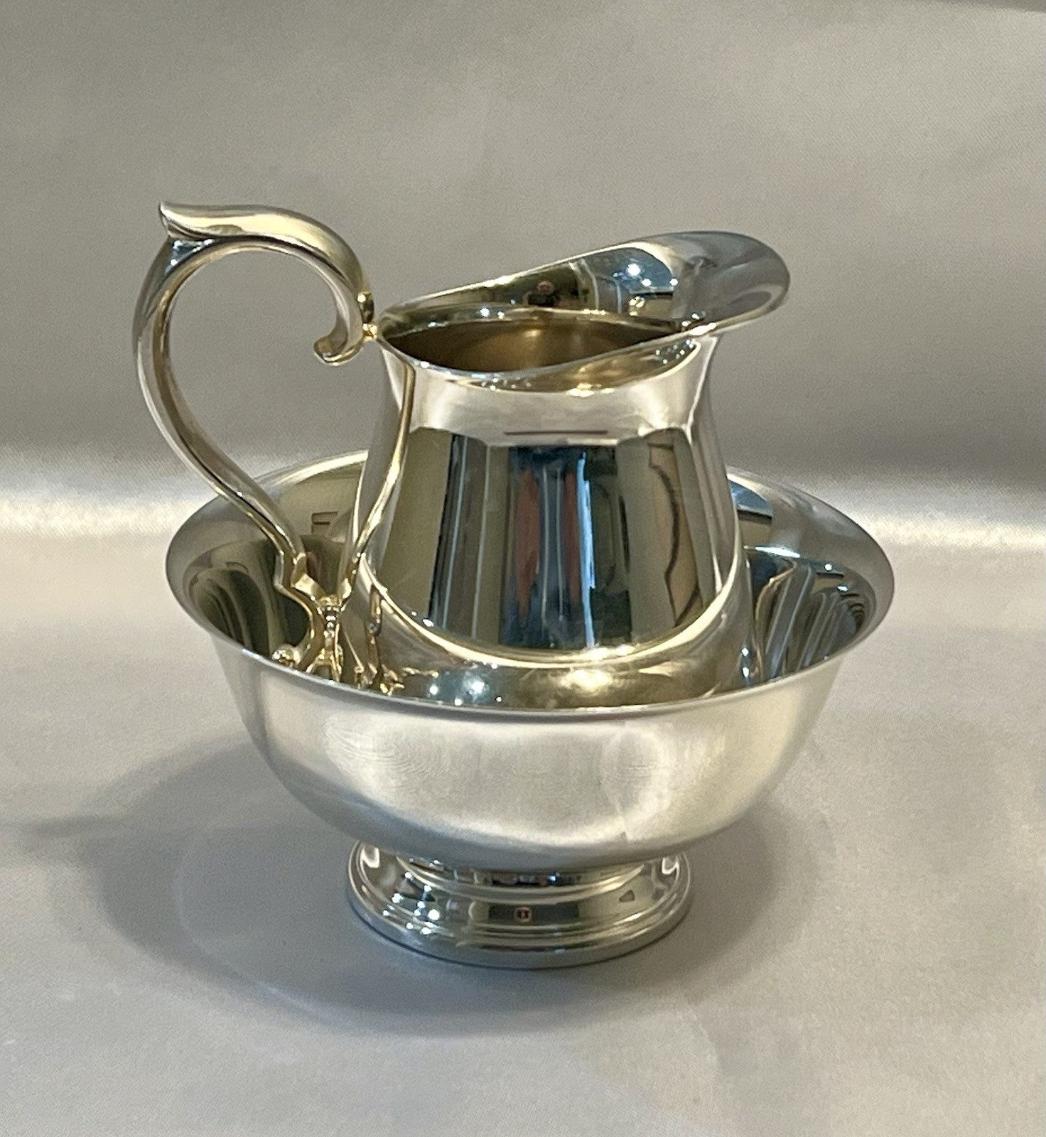 Reed & Barton Miniature Bowl And Jug Silverplate