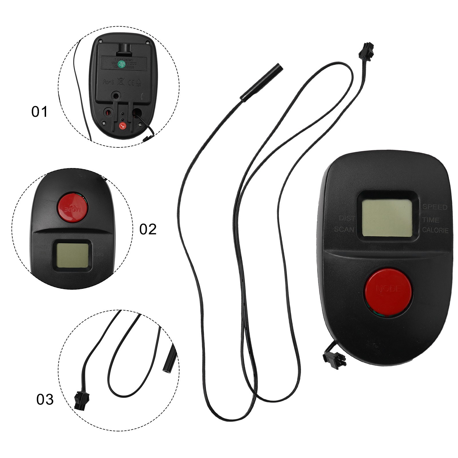 Sporting Goods Speedometer Abdominal Machine Exercise Bike Speedometer