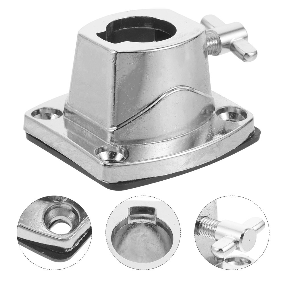 2pcs Drum Leg Base Mount - Floor Tom Rack Clamp Leg Bracket Replacement for